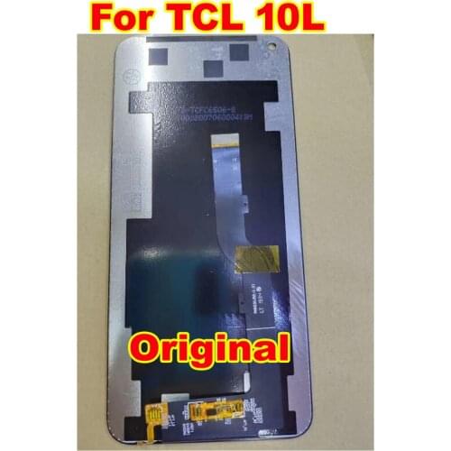 100% Original Best For TCL 10L Plex T780H 10 Lite LCD Display Touch Panel Screen Digitizer Assembly Glass Sensor Phone Pantalla