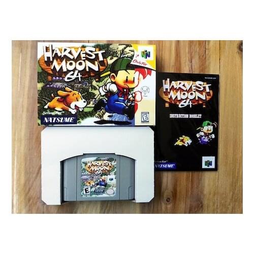 64 Bit Games ** Harvest Moon 64 ( USA Version!! box+manual+cartridge!! )