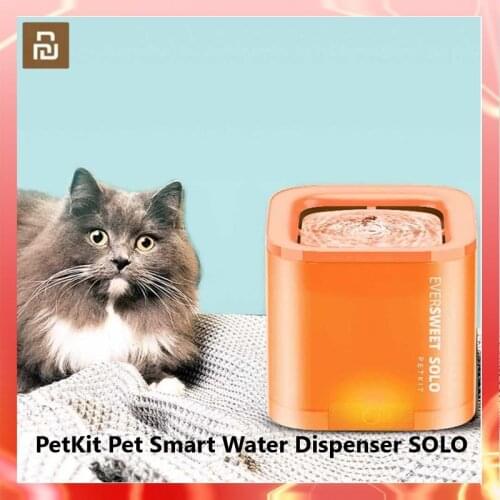 Xiaomi PETKIT Pet Water Dispenser SOLO Water Fountain with Filter Dual Working Mode and Smart LED Light Design Sleep Grade Mute