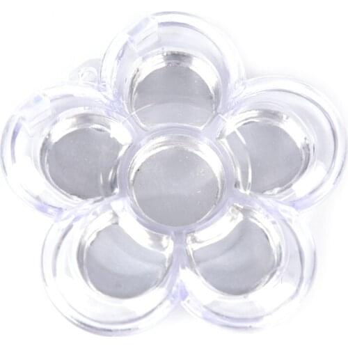 Box Case Makeup Tools Brand Eyeshadow 6PCS Palette Plum Blossom Rotary Eye Shadow Glitter Matte Brush Cosmetic