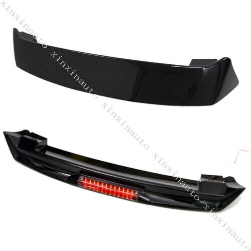 Glossy Black Rear Spoiler Wing For Toyota Land Cruiser Prado FJ120 2003-2009 1pcs Car modification Auto parts