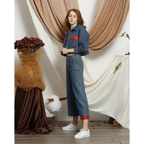 KOMELLO Women's Straight Jeans