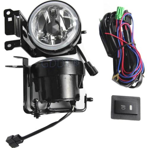 4 Pcs Fog Lamp Kit for Pajero Sport Fog Light Set for Montero Sport Wire Switch for Shogun Challenger Front Lamps for Nativa