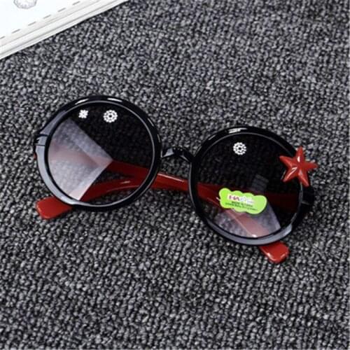 New Fashion Lovely Star Kids Sunglasses Child Baby Safety Coating Sun Glasses UV400 Gilrs Eyewear Shades Infant oculos de sol