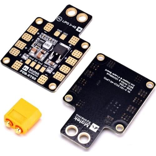 PDB-XT60 Dual BEC 5V/2A 12V/0.5A For RC Helicopter Quadcopter Multicopter Drone Power Output Power Distribution Board Accessory