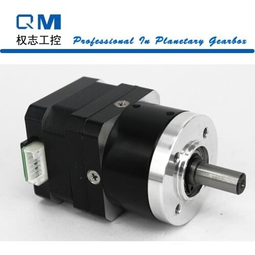 Nema 17 Gear Stepper Motor 26mm Nema 17 Planetary Reduction Gearbox Ratio 10:1 15 Arcmin cnc robot pump