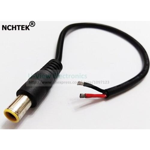 NCHTEK DC 7.9x5.5mm Power Male Plug Tip Connector Cable/Cord For Lenovo IBM Laptop Notebook/Free Shipping/2PCS