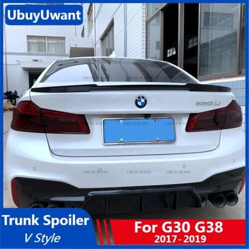 For 2017-2019 BMW G30 G38 Spoiler ABS Material Primer Color Car Rear Wing Spoiler For BMW M5 520i 528i 535i 530i 525i Spoiler