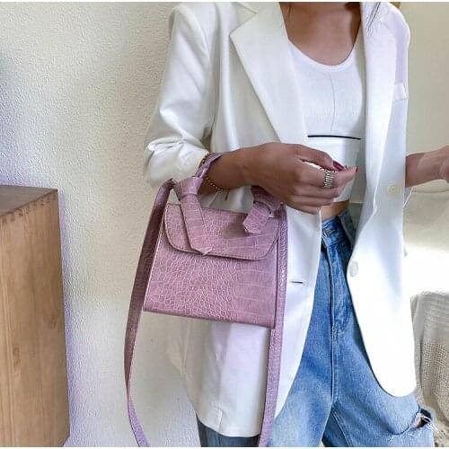 Women Solid Color Crossbody Bag Fashion Shoulder Bag Small Bucket Handbag for Ladies Girls 4 Colors