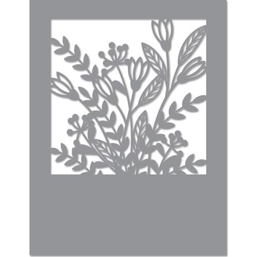 Flower Bush Cutting Dies Scrapbook Dariy Decoration Stencil Embossing Template DIY Greeting Card Handmade