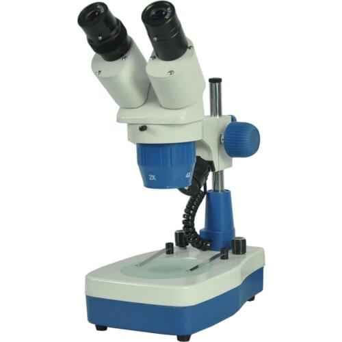 WF10X/18mm Two Fixed Settings Stereo Microcsope Laboratory Lab Education LED