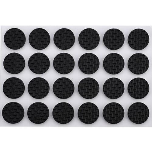 1-24PCS Self Adhesive Furniture Leg Feet Rug Felt Pads Anti Slip Mat Bumper Damper For Chair Table Protector Hardware