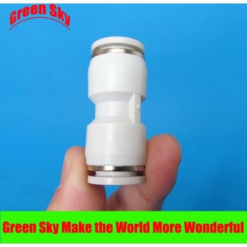 6 pcs/lot 14mm tube to 14mm tube straight plastic pneumatic fittings