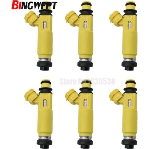 6pcs/lot fuel injector High performance 195500-4450 1955004450 for Mazda 297-0041 RX8 MX5