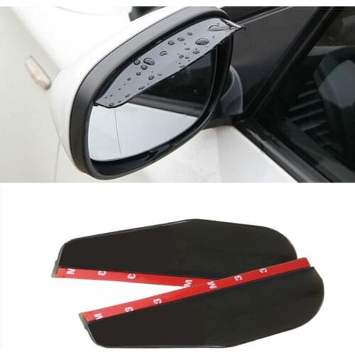 Car Rearview Mirror Rain Blades car back mirror eyebrow rain cover for ford focus 2 3 Hyundai solaris Mazda 2 3 6 CX-5 2Pcs