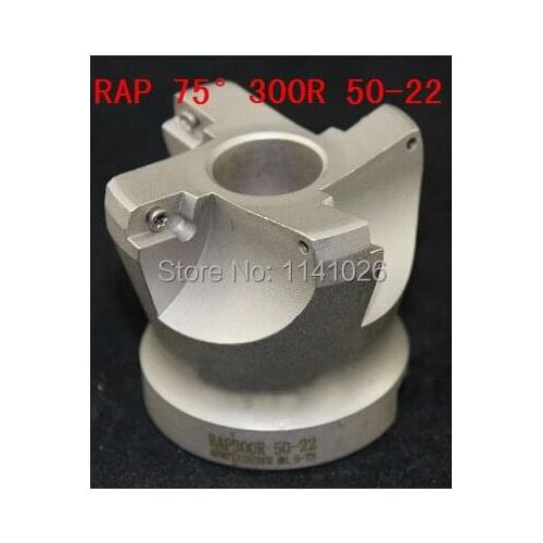 Free Shiping RAP 300R 50-22-4T 75 Degree High Positive Face Mill Cutting Diameter For APMT1135 inserts