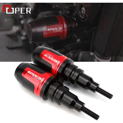 Free & Fast Shipping Motorcycle CNC Frame Crash Pads Exhaust Sliders Crash Protector For SUZUKI GSX-S750 GSXS750
