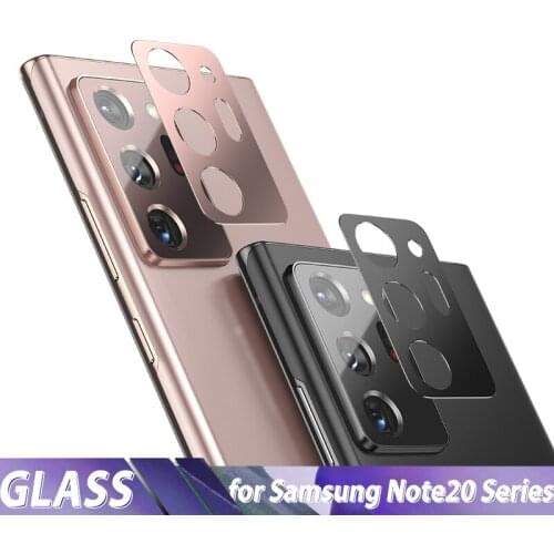 Camera Protector Tempered Glass Film For Samsung Note 20 Ultra Metal Rear Lens Protection Ring Case for Galaxy Note20 Ultra 5G