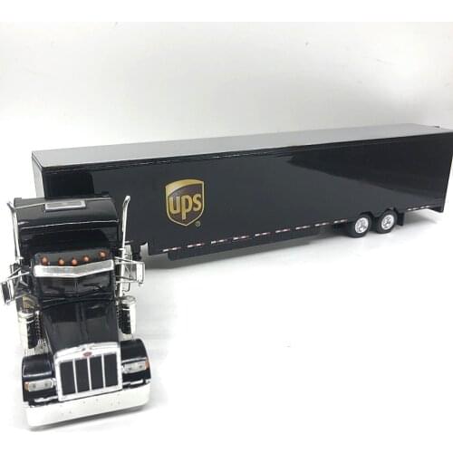 Diecast 1/53 Peterbilt UPS Express Container Truck Simulation Alloy Truck Model Adult Collection Display Gift Hot Toys for Boys