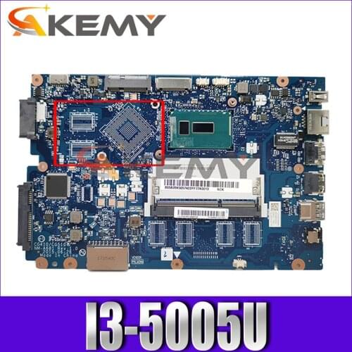 Laptop motherboard For LENOVO Ideapad 100-14IBD I3-5005U 14' Inch Mainboard CQ410 CQ510 NM-A681 5B20K50557 SR27G