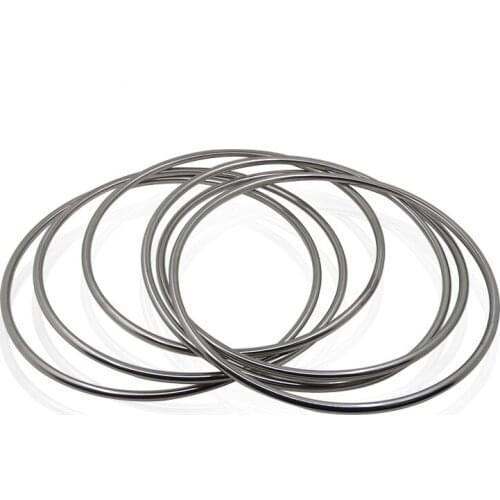 Chinese Linking Rings 6 Rings Set,Magnetic Lock 30cm Chrome - Magic Tricks,Stage Magic,Comedy,Mentalism,Illusion