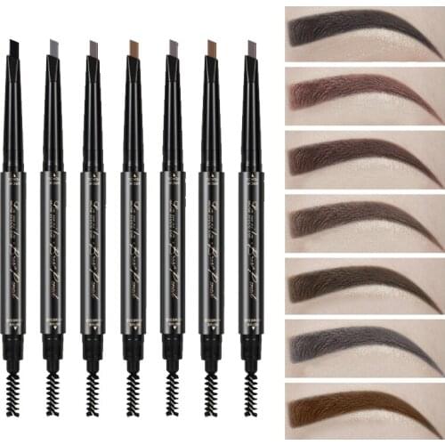 New Eye Brow Tint Cosmetics Natural Long Lasting Paint Eyebrow Waterproof Black Brown Autorotation Eyebrow Pencil Makeup
