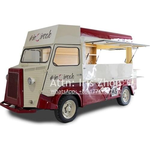Mobile ice cream food cart hot dog street fast food vending truck