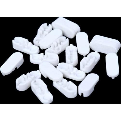 20pcs/lot Plastic Roller Blinds Pull Cord Connector Curtain Chain Connector For Vertical Blinds Joiners Spare Tool Replacement