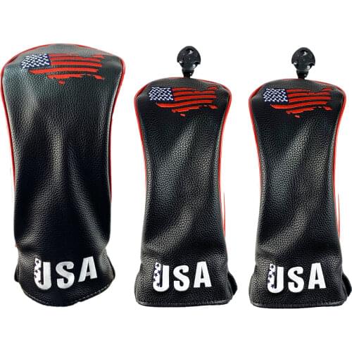 NRC Golf Club Cover Golf Headcovers for Woods 3pcs Golf Woods Clubs Headcovers Set 1# 3# 5# Driver Head Cover