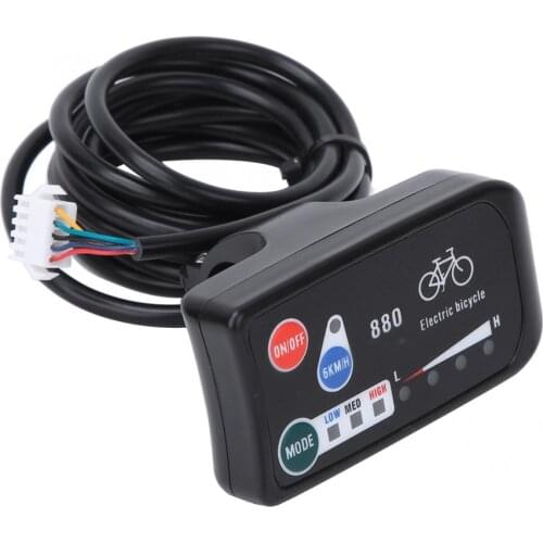 KT- LED880 Bike for Normal Connector Control Panel Display Meter Bicycle Modification Meter Electric Bicycle Accessory