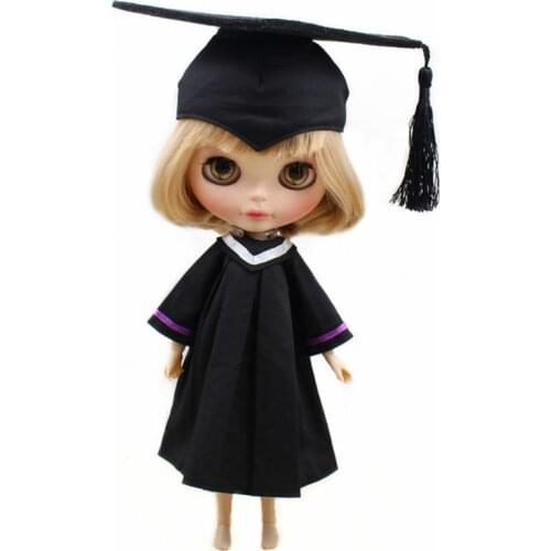 DBS Blyth icy 1/6 bjd student graduation bachelors uniform girl boy gift toys