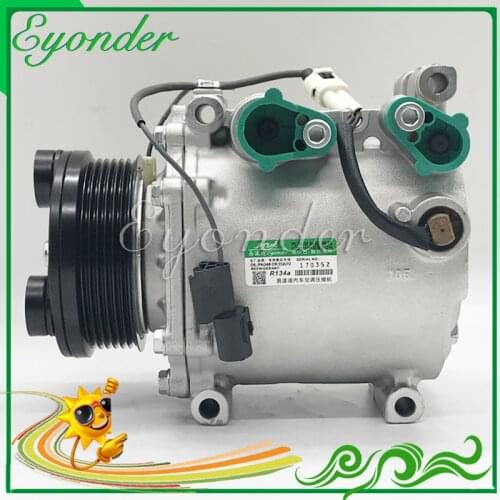 MSC90C AC A/C Aircon Compressor Cooling Pump Pulley PV6 for Mitsubishi OUTLANDER I CU2W 2.0 4WD 7813A036 AKC200A205C AKC200A204