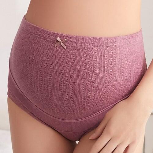 Maternity Briefs Plus Size High Waist Adjustable Underwear Clothing Cotton Shorts Panties for Pregnant Women