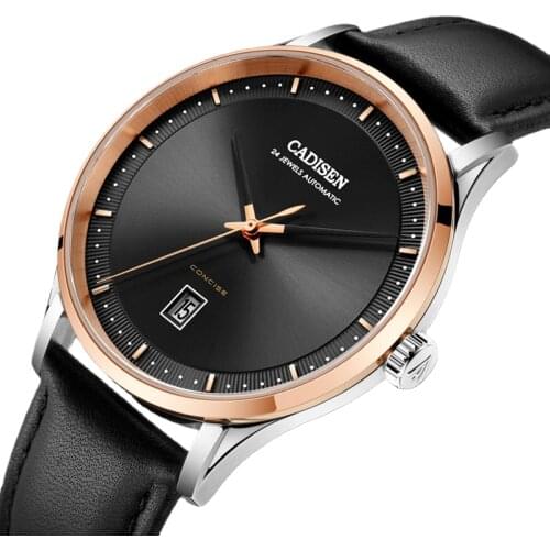 Vimio Men's Watch With Leather Strap