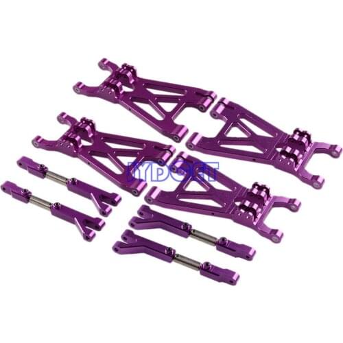 1SET Aluminum Front +Rear Upper+Lower Arm For RC Model HPI 1/8 SAVAGE 21 25 SS 3.5 4.6 FLUX X XL RC CAR