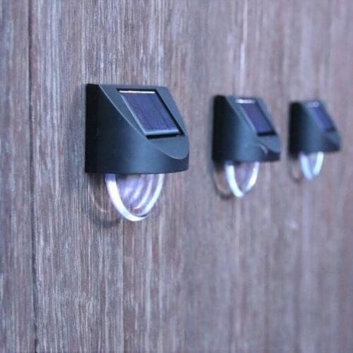 1 Pcs LED Solar Light Deck Light Fence Light Solar LED Light Outdoor Garden Lights Outdoor Street Lamp Stair Lights Step Lights