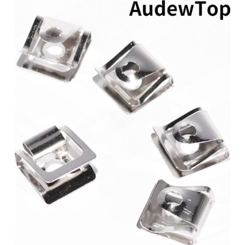 10Pcs/Set Under Engine Cover Clips Gearbox Lower Guard Plate Snap Seat Cover Clips For VW Passat B5 For Audi A4 A6 Models Clips