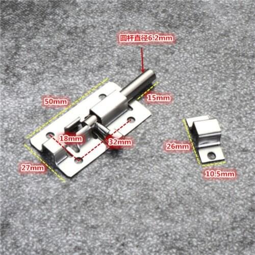 10pcs/lot Stainless Steel Latch Door Buckle Blinds Harle Blinds Hardware Accessories Window Installation Drawer Tool Plug E11699