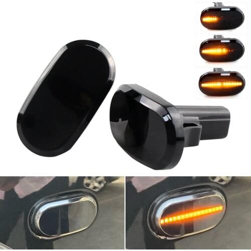 2PCS For Mazda AZ off-road JM23W 2005/10-2012/04 For Chevrolet Cruze Dynamic Side Marker Turn Signal Indicator Repeater Light