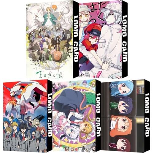 30 Sheets/Set Japanese Anime Miss Kobayashis Dragon Maid, Natsume Yuujinchou LOMO Card Mini Postcard Message Card