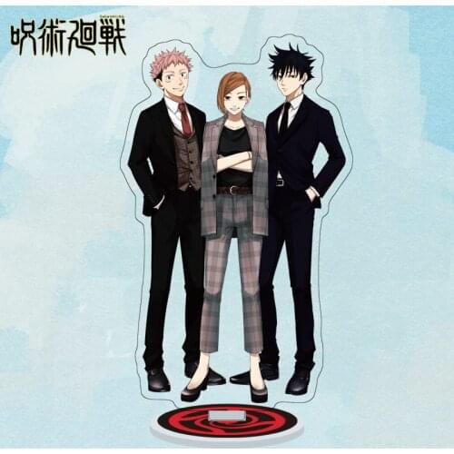 Anime Jujutsu Kaisen Cosplay Satoru Gojo Acrylic Stands Yoji Itadori Sakuna Megumi Character Model Desk Decor Fans Collection