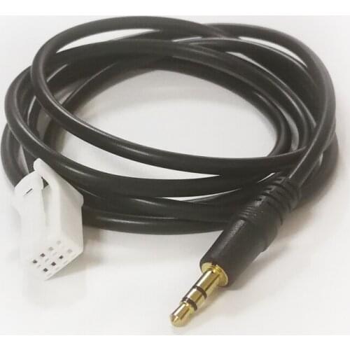 Biurlink Car Music 8Pin Plug 3.5mm AUX Cable Adapter Audio Device For Suzuki Swift Jimny Vitra