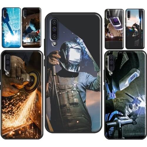 Welder Welding Hot Metal Worker Case For Samsung Galaxy A50 A70 A21S A20e M11 M21 M31 A11 A31 A10 A30S A40 A51 A71 Cover