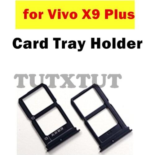 For Vivo X9 Plus Card Tray Holder SIM Card SD Card Slot Holder Adapter Repair Spare Parts