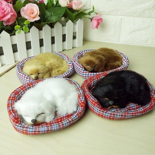 Simulation cloth nest nap dog childrens toys will be called ornaments DIY toys stuffed animals