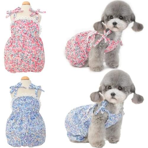 New Summer Dog Overalls Jumpsuit Puppy Small Dog Clothes Pants Rompers Yorkshire Pomeranian Poodle Bichon Schnauzer Pet Clothing
