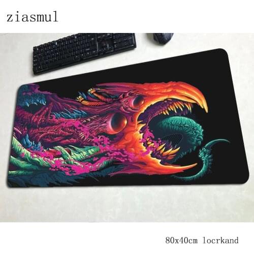 Csgo mats 800x400x3mm anime gaming mouse pad big keyboard mousepad wrist rest notebook gamer accessories padmouse mat