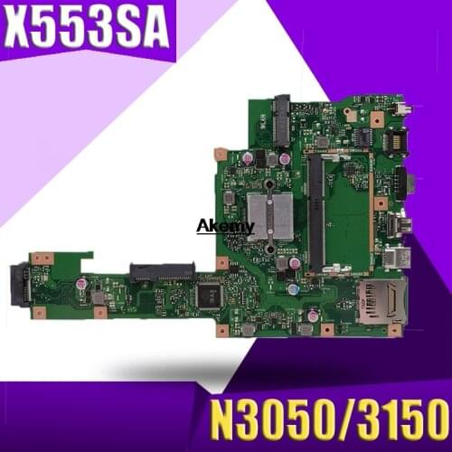 X553SA Motherboard N3050/3150 U For ASUS A553S A553SA F553S F553SA X553S laptop Motherboard X553SA Mainboard X553SA Motherboard