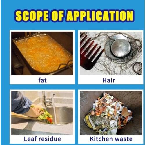 Powerful 110G Sink Drain Cleaners Sticks Sewage Decontamination to Deodorant The kitchen Toilet Bathtub Sewer Cleaning Powder