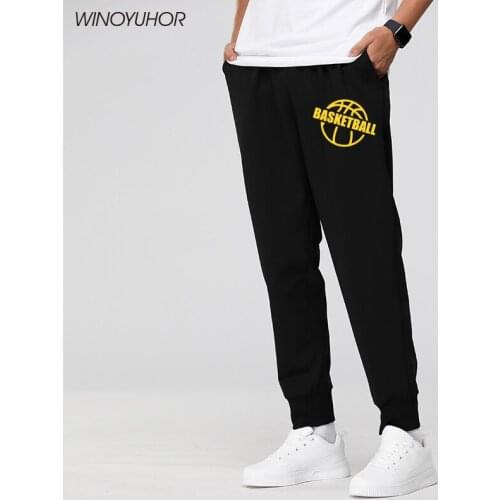 2020 New Mens Joggers Pants Spring Autumn Fashion Sweatpants Basketball Player Printed Male Gift Trousers Plus Size